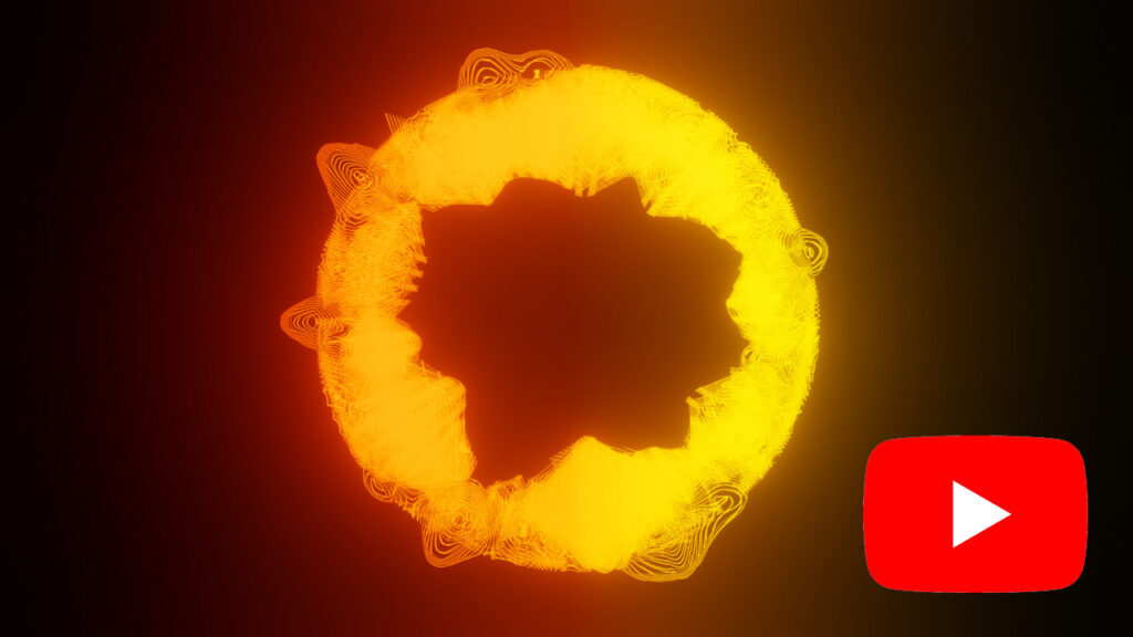 Orange Circle with YT Logo